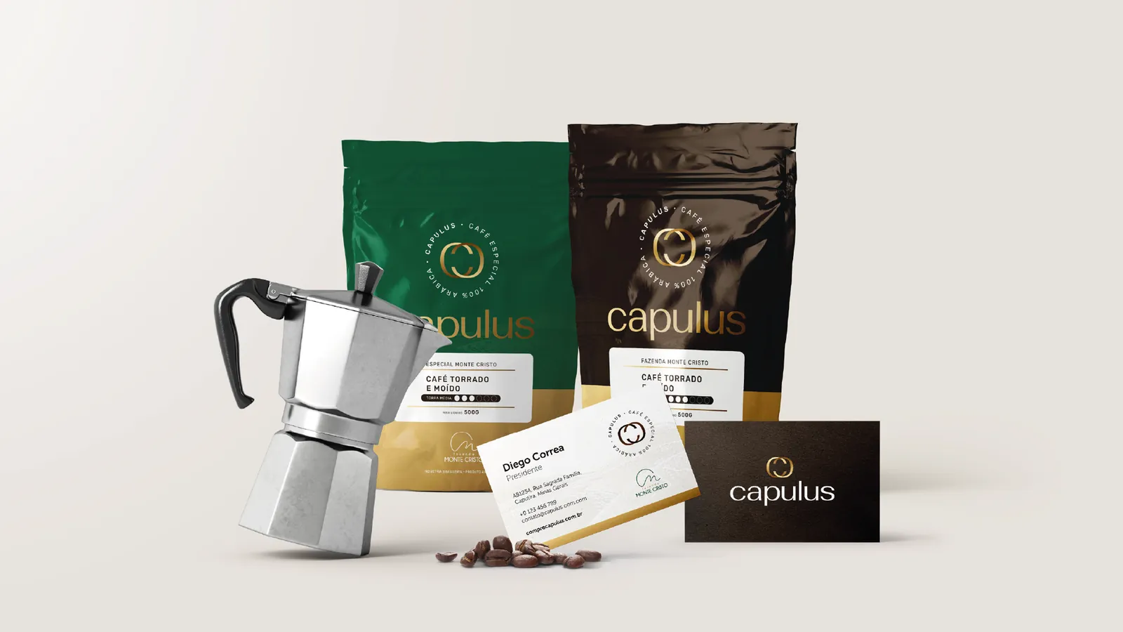 Capulus · Branding & Embalagem