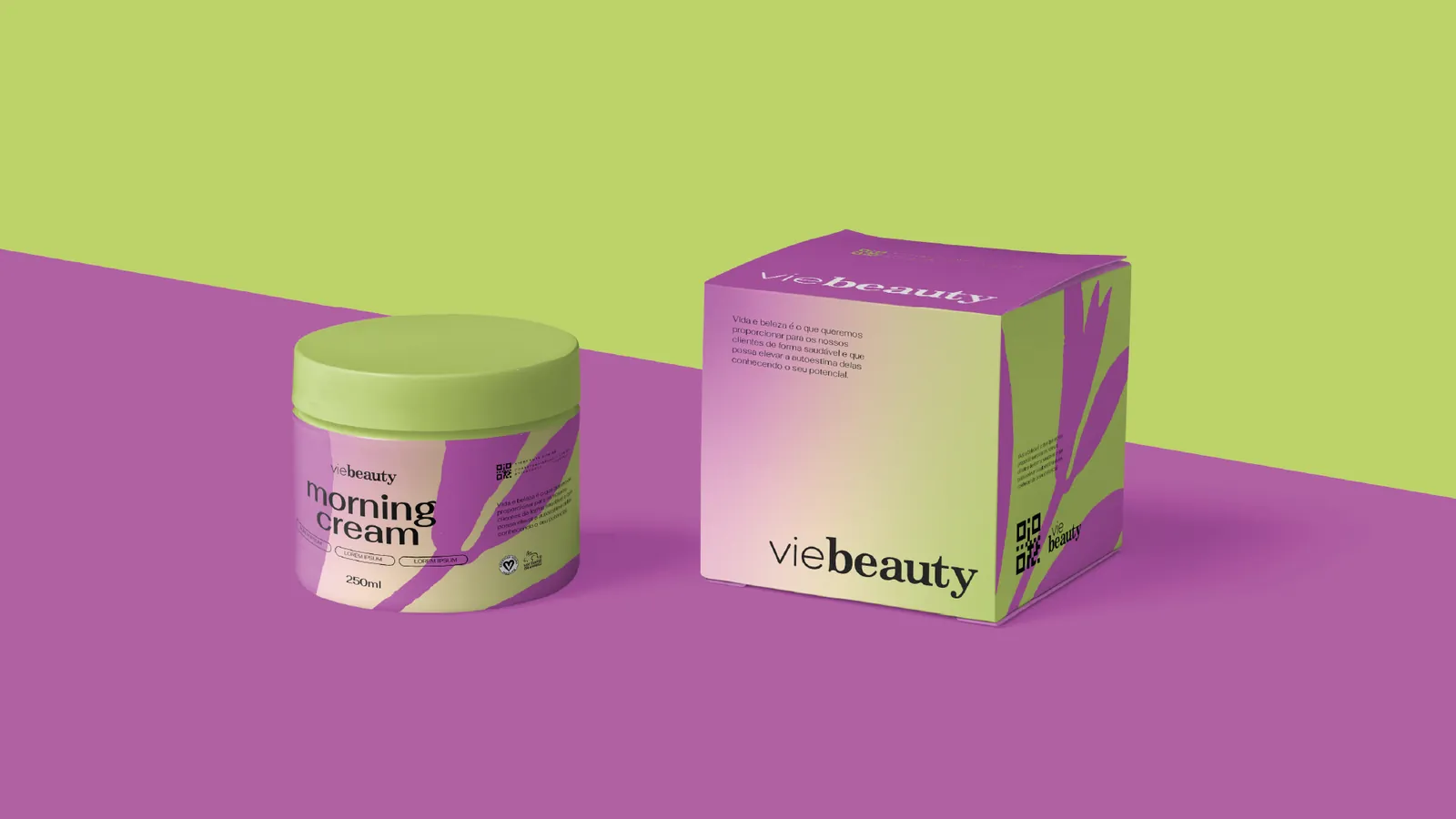 Vie Beauty · Branding & Embalagem